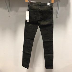 NWT HUDSON midrise NICO super skinny slim denim Jean Pant 24" 23 Camouflage CAMO